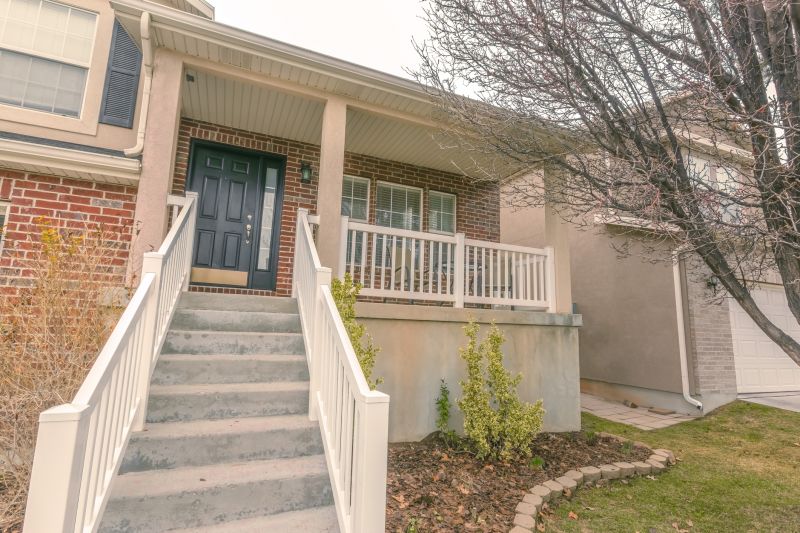 Completed Porch Rail Installation with Decorative Elements